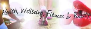 Banner promoting health and wellbeing, featuring active lifestyle imagery